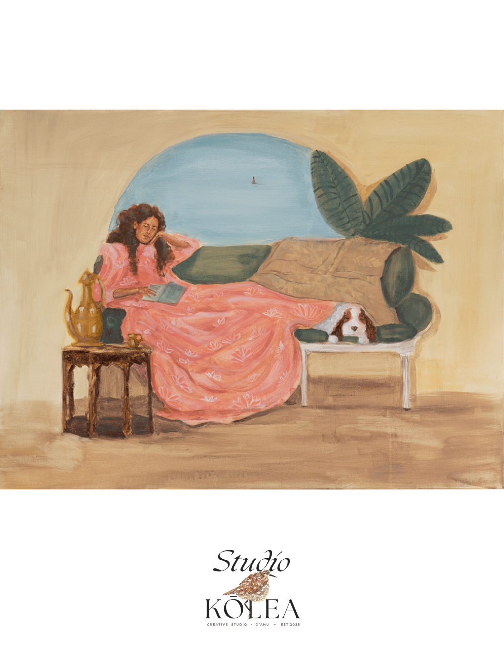 Pink Dreams (Original Painting) 40 × 30 in