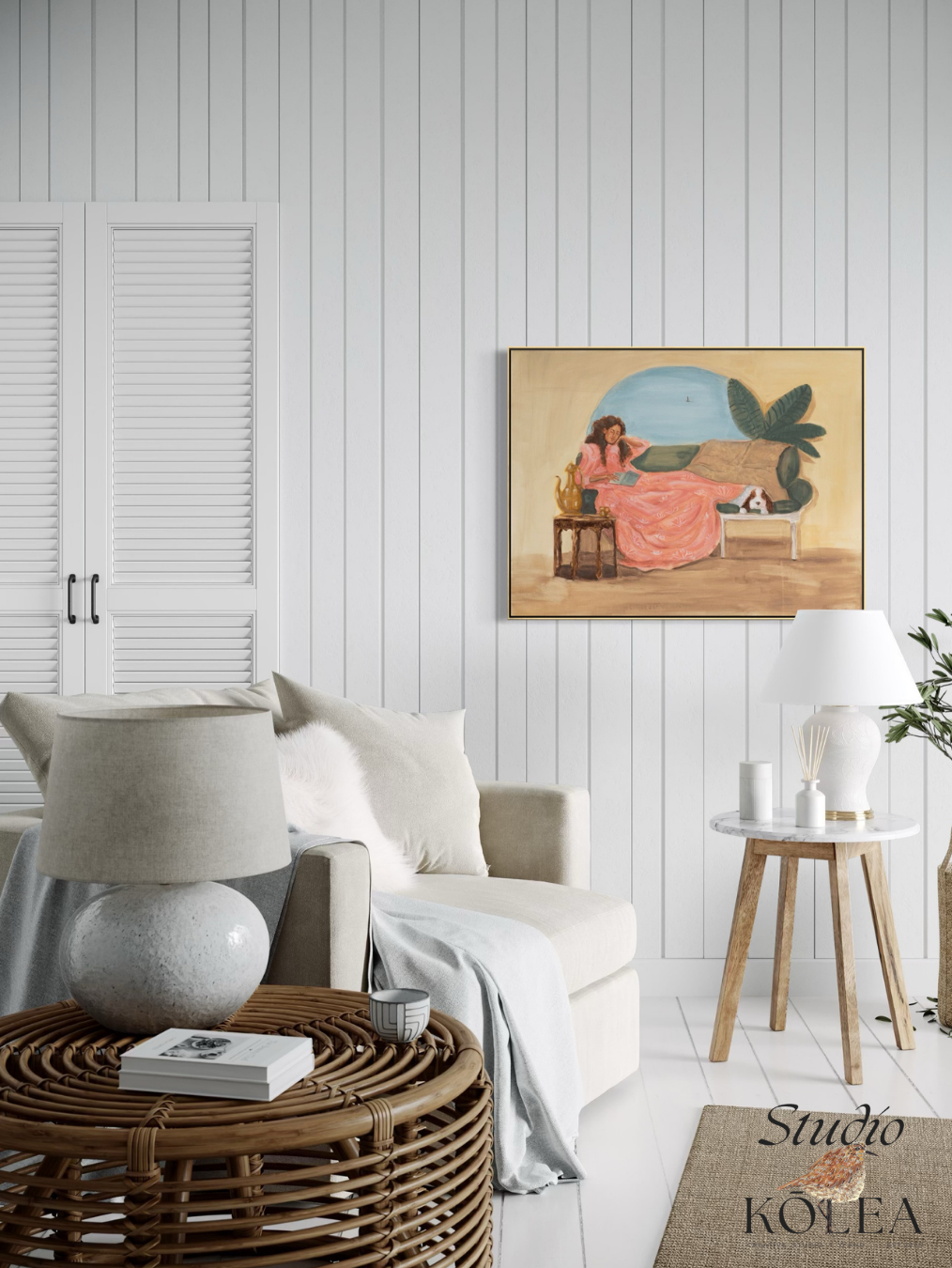 Pink Dreams (Original Painting) 40 × 30 in