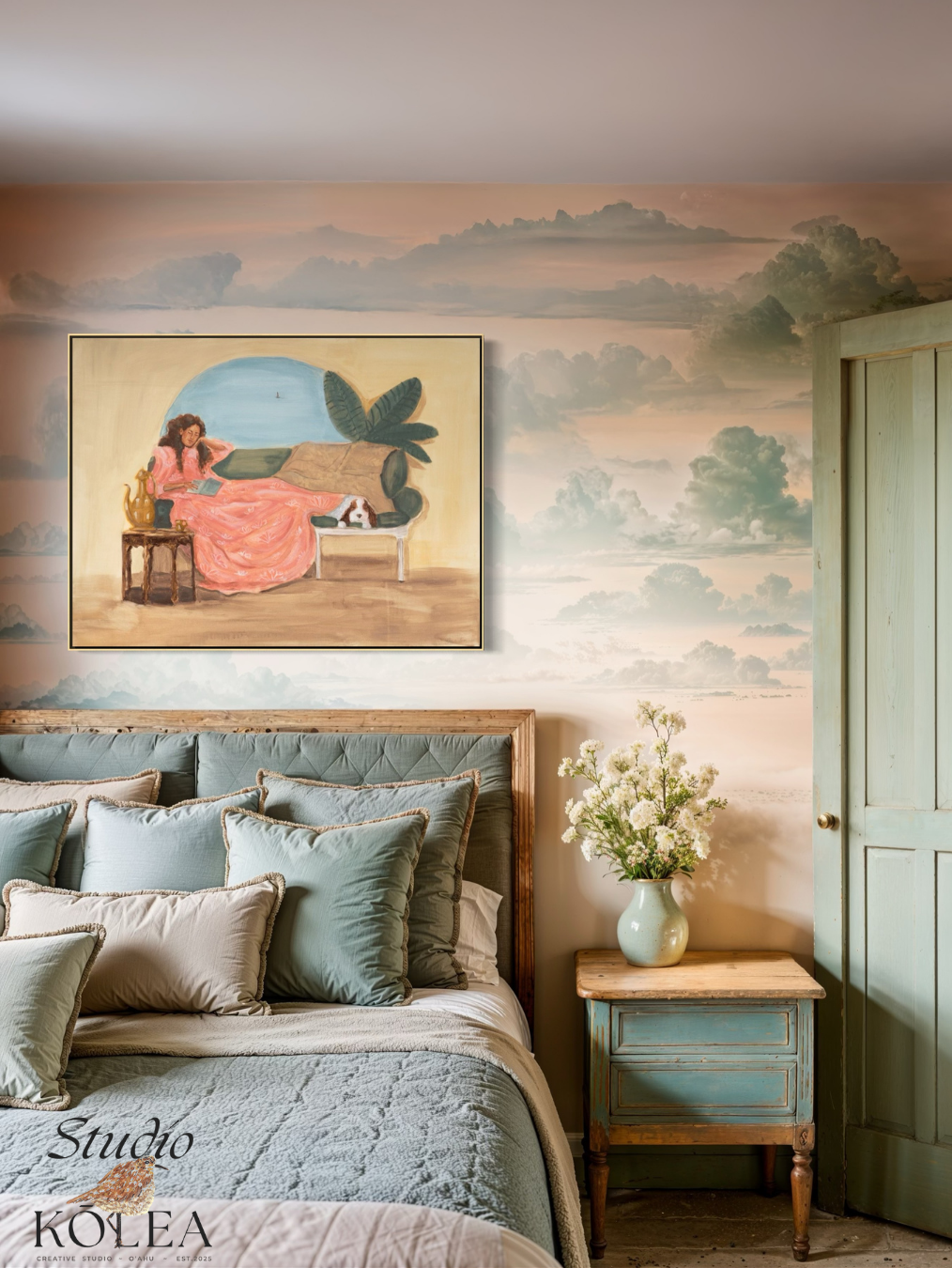 Pink Dreams (Original Painting) 40 × 30 in