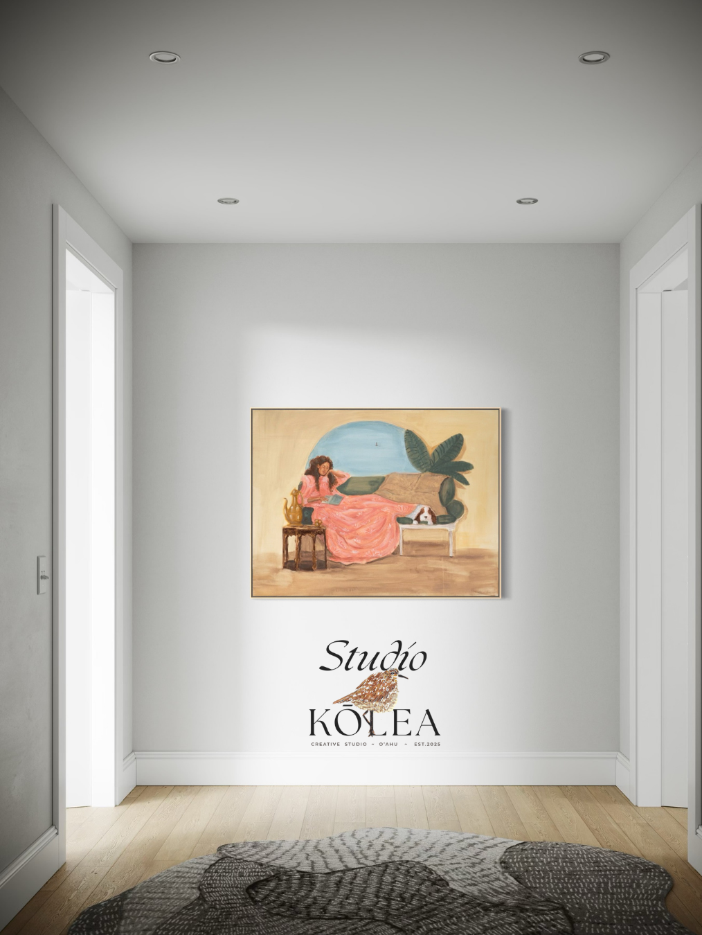 Pink Dreams (Original Painting) 40 × 30 in