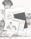 Rest with Art Mail Club October Letter 2026