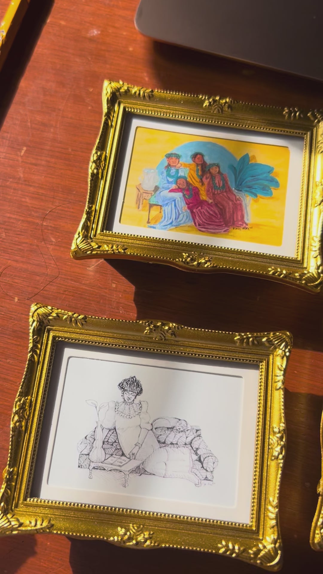 Framed Art Magnet 2.75"L x 3.74"W